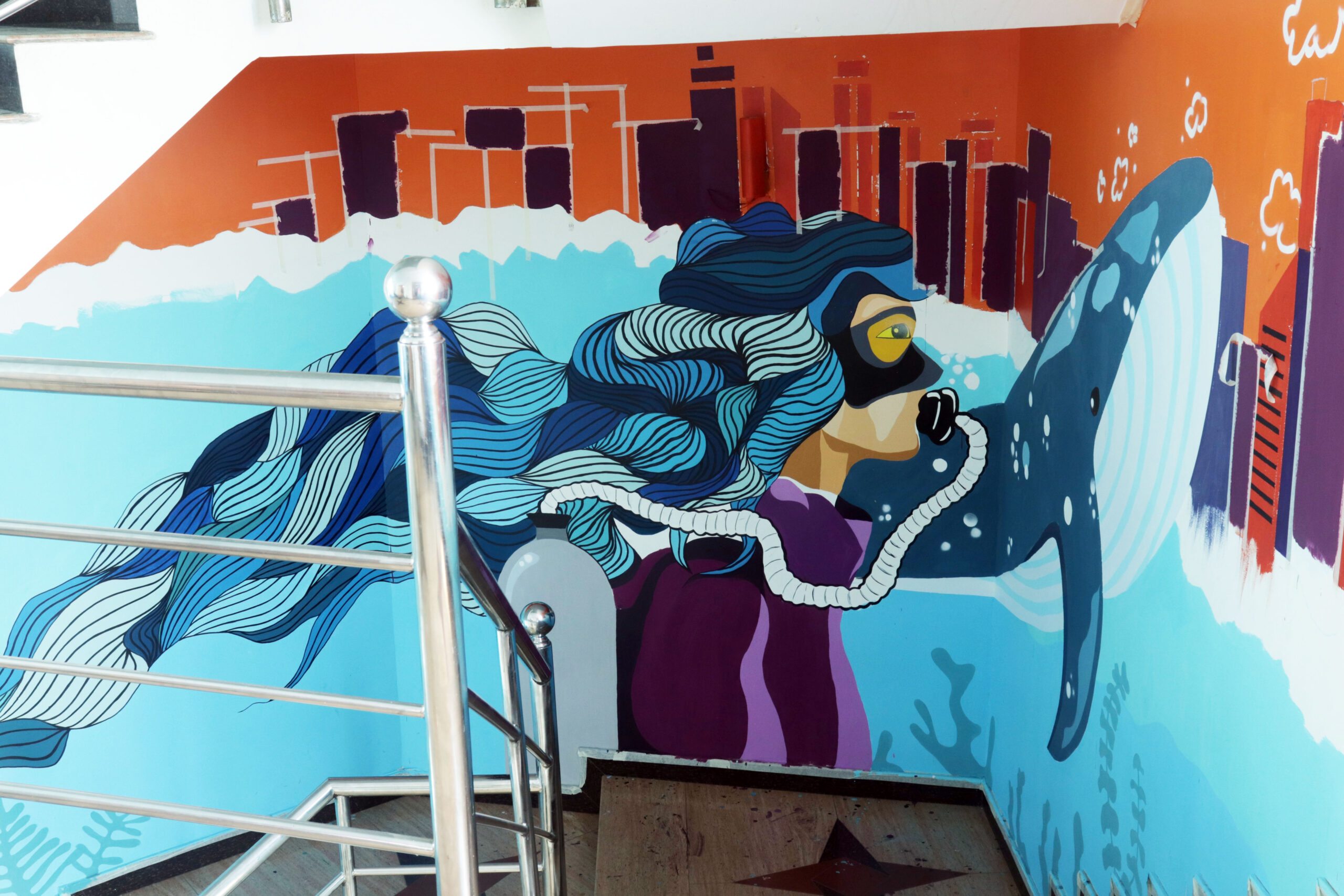 Mural Workshop - CREO Valley, best college of Design, Film, Animation and  Photography