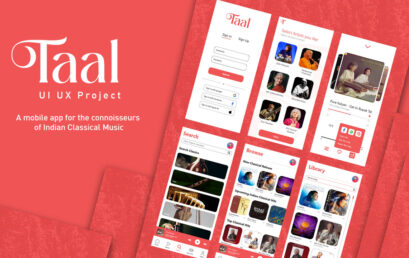 Taal :UI UX Project: A mobile app for the connoisseurs of Indian Classical Music